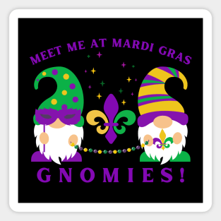 Mardi Gras Gnomes Meet Me at Mardi Gras Gnomies Magnet